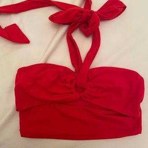 Tie Back Cut Out Halter Top